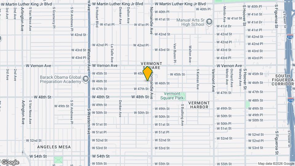 1416 W 46th St Map and Location Details