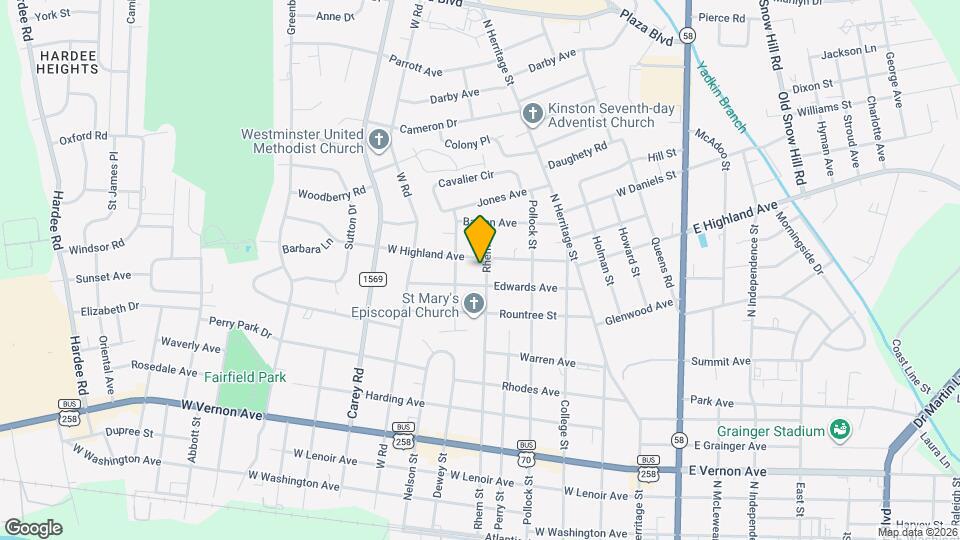 1304 Rhem St Mapa y Detalles de la Ubicación