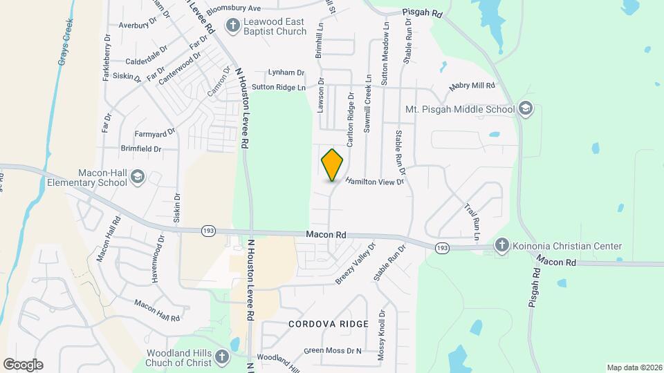 1355 Carlton Ridge Dr Map and Location Details