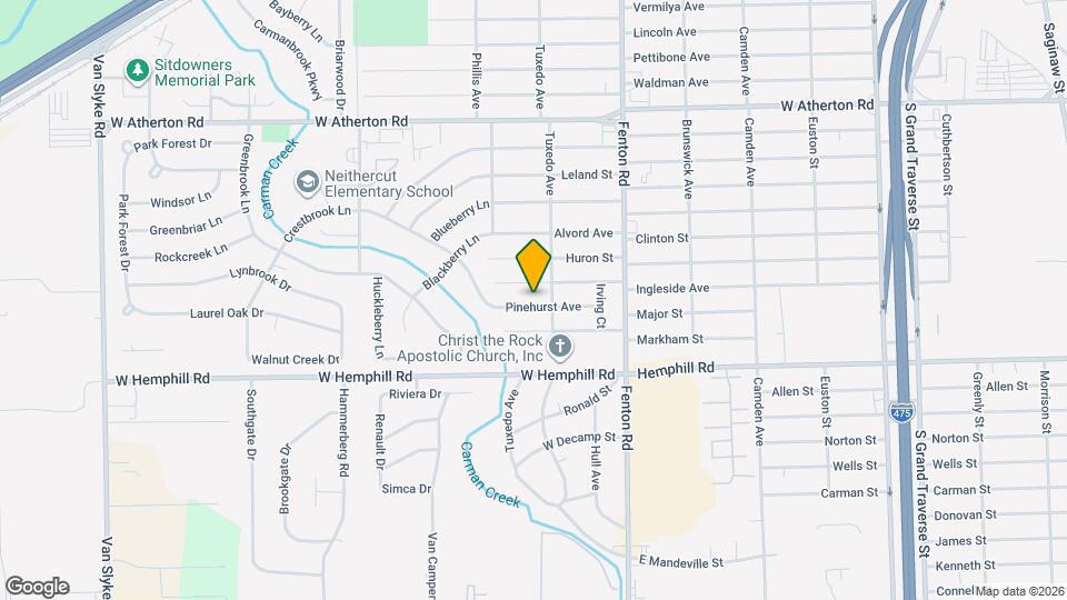 1218 Pinehurst Ave Map and Location Details