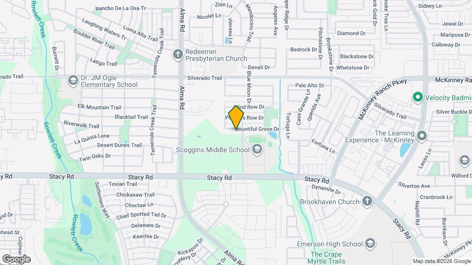 7109 Bountiful Grove Dr Map and Location Details