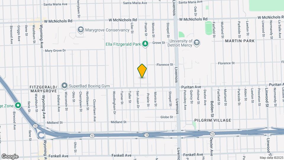 16160 San Juan Dr Map and Location Details