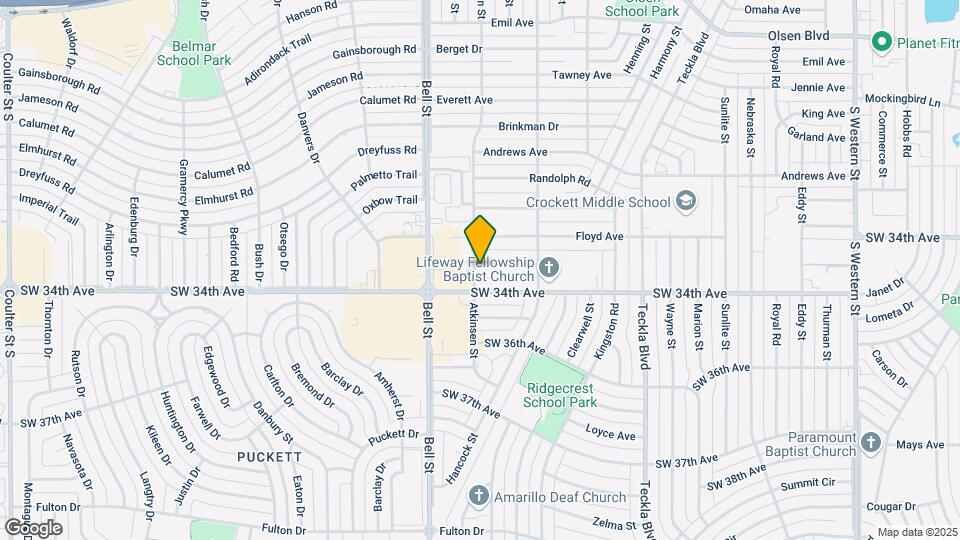 5521 Pinto Ln Map and Location Details
