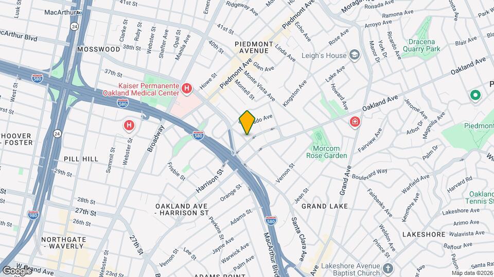 3751 Harrison St Map and Location Details