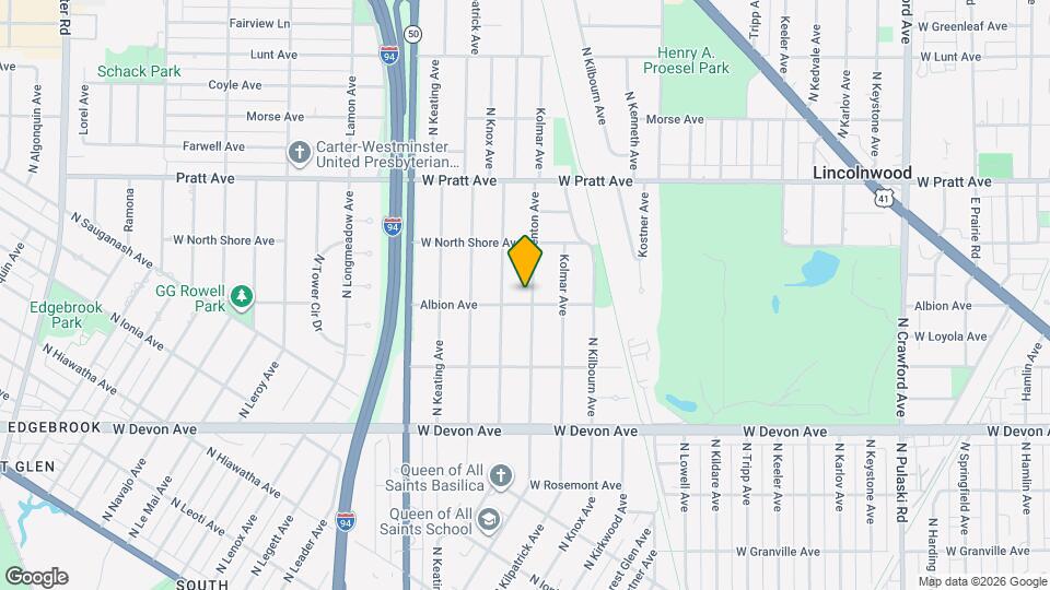 6610 N Kenton Ave, Unit J05P Map and Location Details