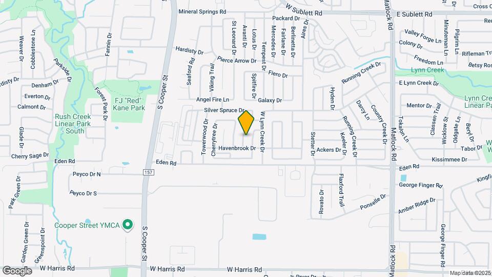 6717 Flamewood Dr Mapa y Detalles de la Ubicación