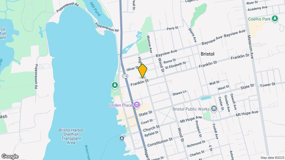 69 Franklin St, Unit 3 Bedroom Downtown Map and Location Details