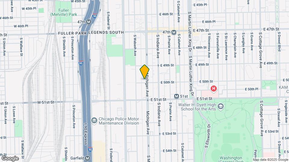 4952 S Michigan Ave Map and Location Details