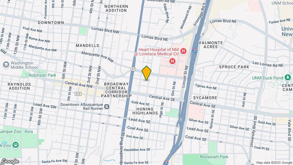 205 Edith Blvd NE Map and Location Details