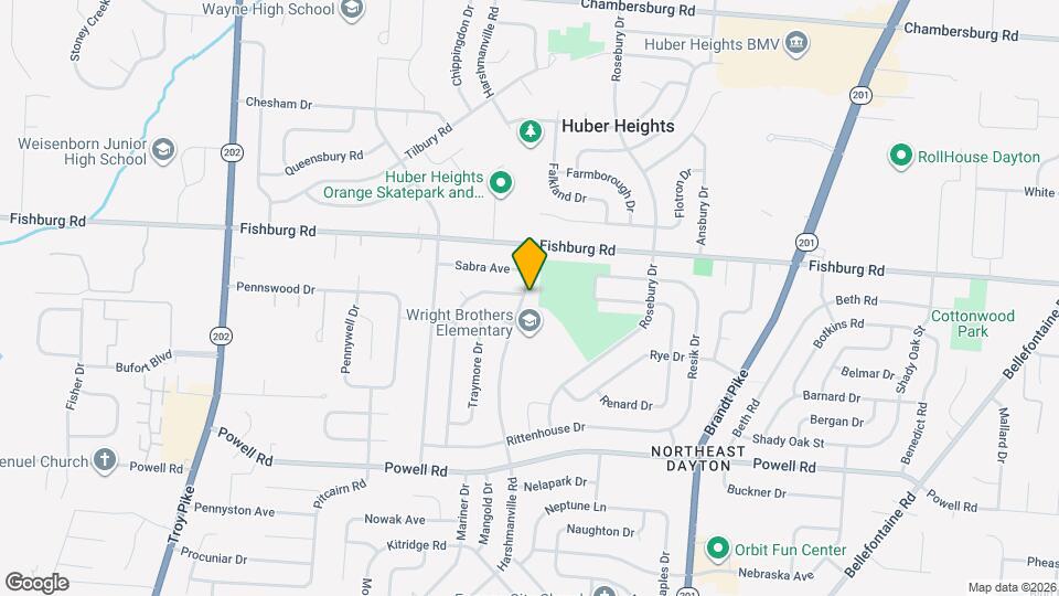 5896 Harshmanville Rd Map and Location Details