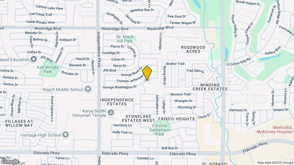 9605 George Washington Dr Map and Location Details