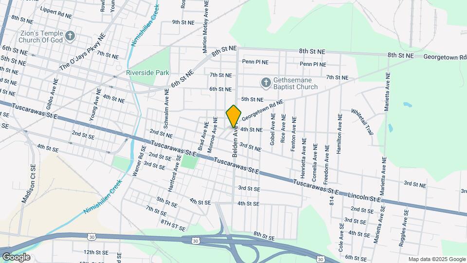 323 Belden Ave NE Map and Location Details