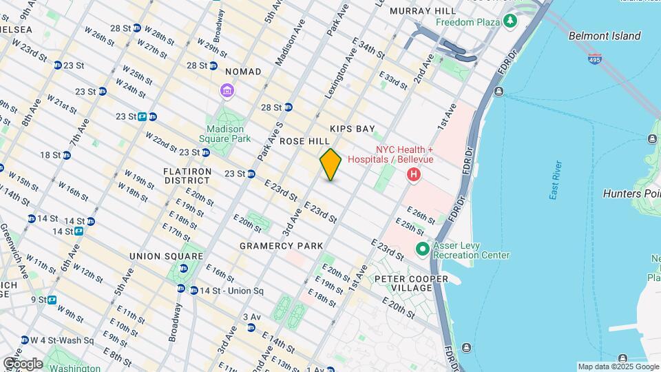 214 E 25th St-Unit -1EW Mapa y Detalles de la Ubicación
