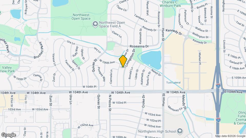 10541 Livingston Dr Map and Location Details
