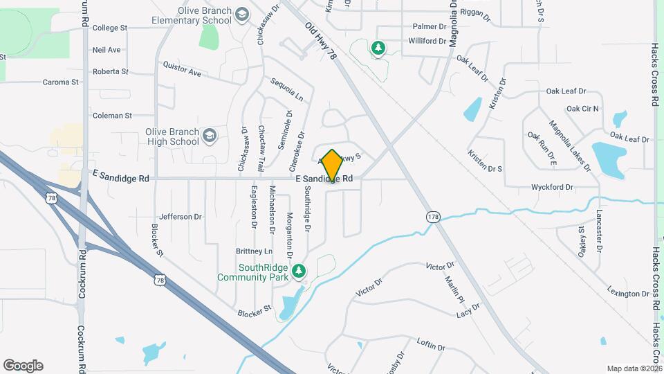 5996 Southbend Ln Map and Location Details