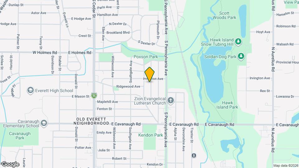 3716 Homewood Ave Mapa y Detalles de la Ubicación