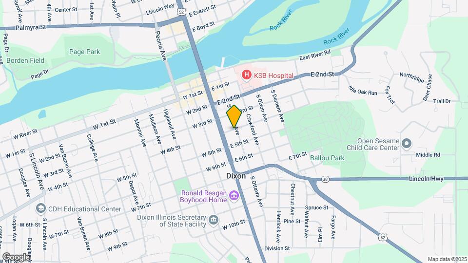 403 S Ottawa Ave Map and Location Details