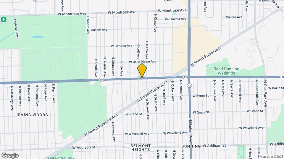7443 W Irving Park Rd Map and Location Details