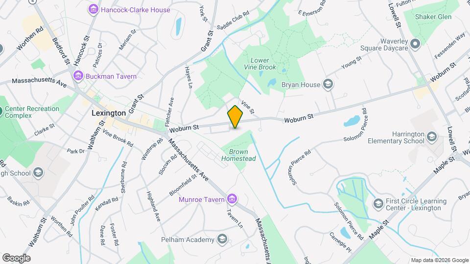 81 Woburn St, Unit 1 Map and Location Details