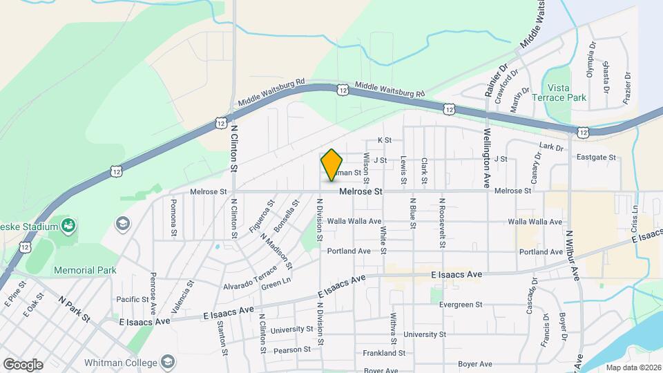 1515 Melrose St Map and Location Details