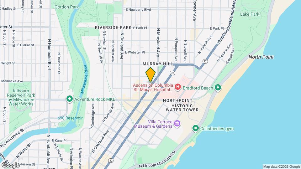 2416 N Frederick Ave Map and Location Details