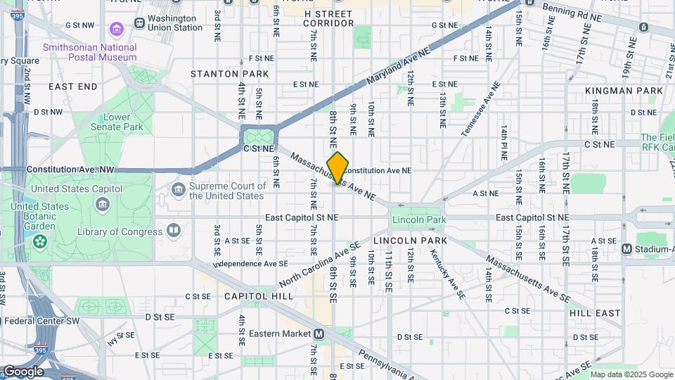 103 8th St NE`, Unit B Map and Location Details