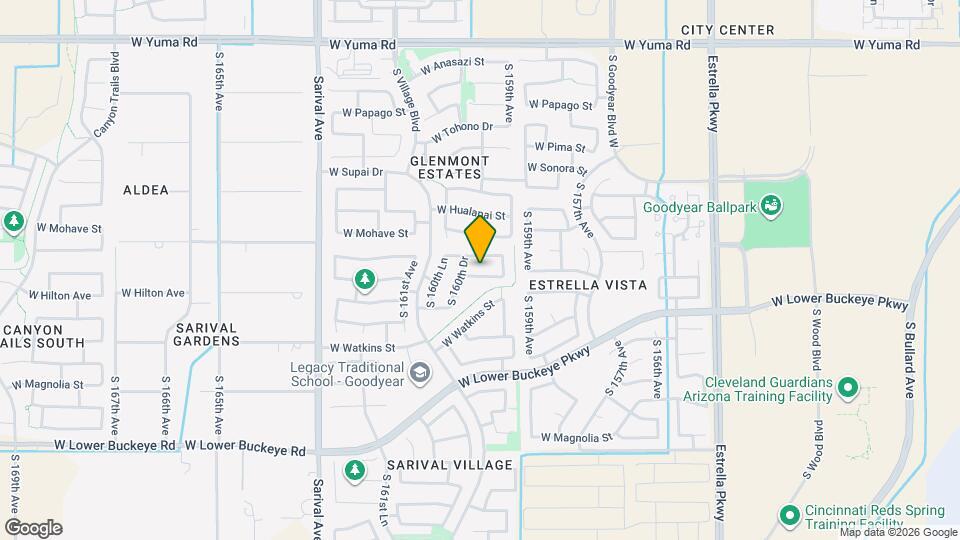 16004 W Meade Ln Mapa y Detalles de la Ubicación