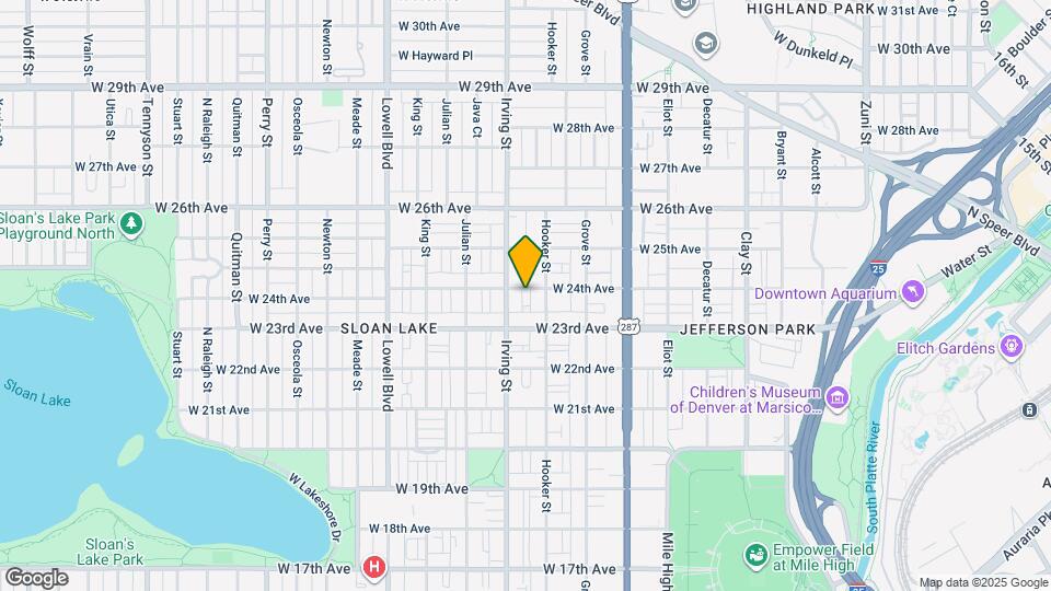 3226 W 24th Ave Map and Location Details