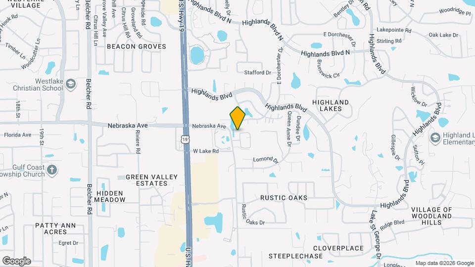 1163 Orange Tree Cir W Map and Location Details