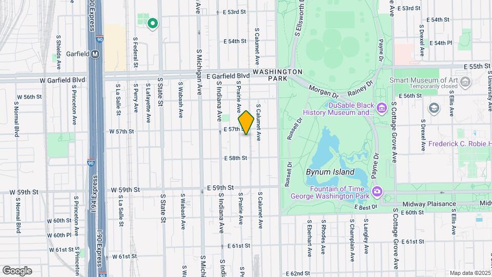5721 S Prairie Ave Map and Location Details