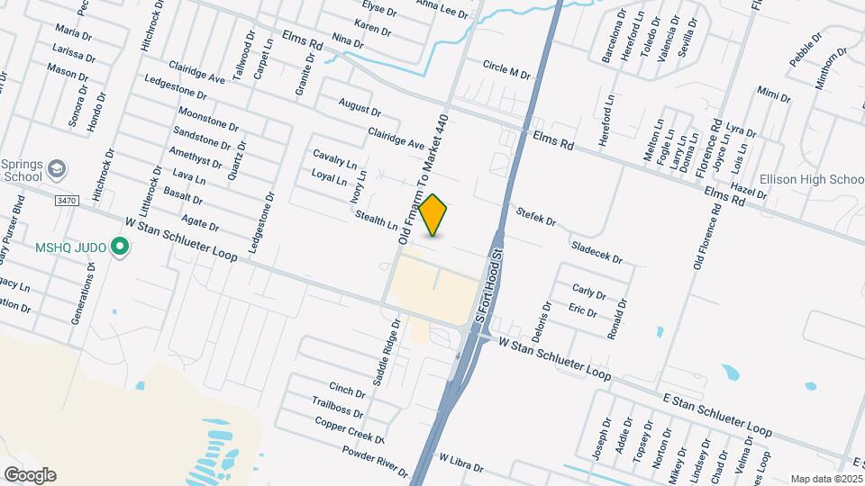 1105 Horizon Dr Map and Location Details