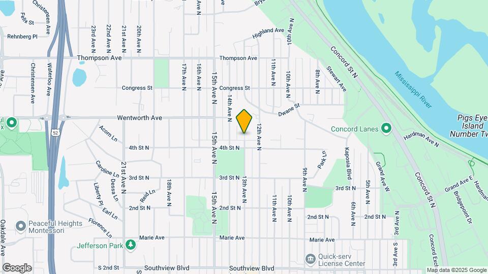 443 13th Ave S Map and Location Details