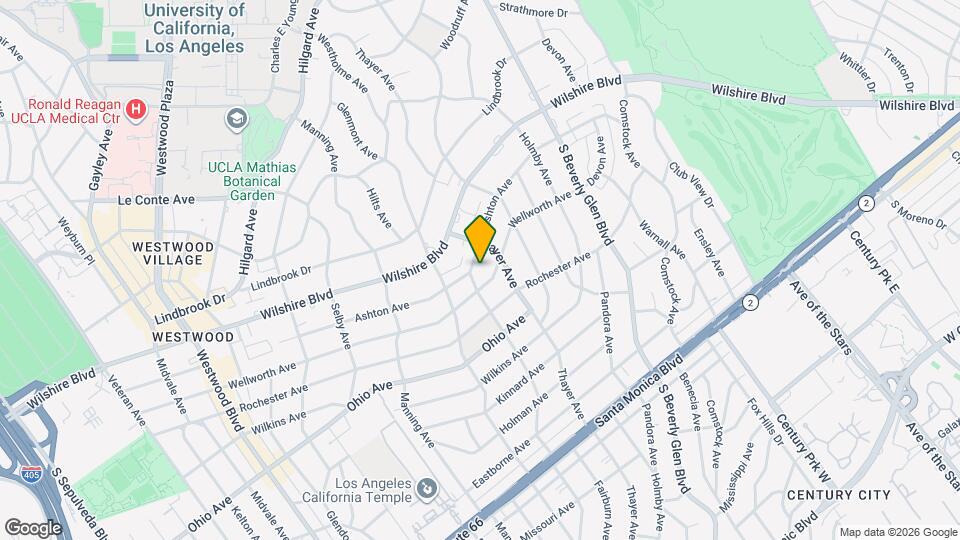 10574 Ashton Ave Mapa y Detalles de la Ubicación
