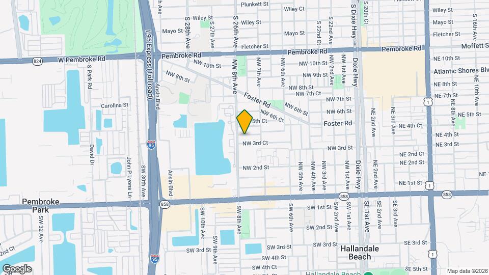 741 NW 4th St Map and Location Details