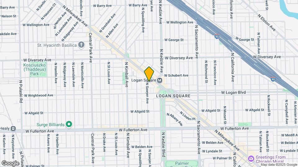2633 N Sawyer Ave Mapa y Detalles de la Ubicación