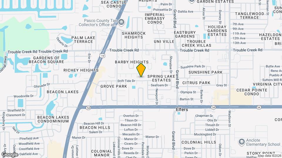 5205 Drift Tide Dr Map and Location Details