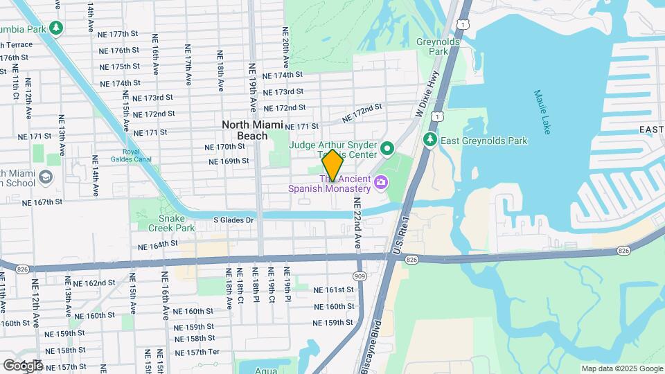 2121 NE 167th St Map and Location Details