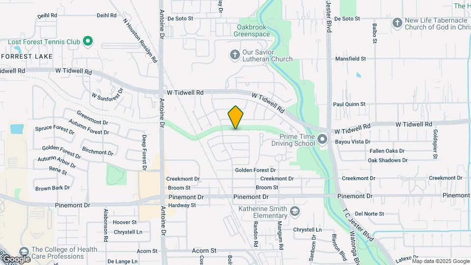5026 Spring Forest Dr Map and Location Details