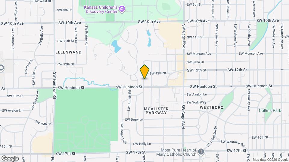 1234 SW McAlister Ave Map and Location Details