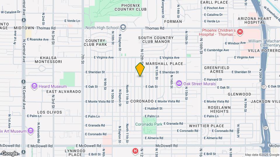 2330 N 12th St Map and Location Details