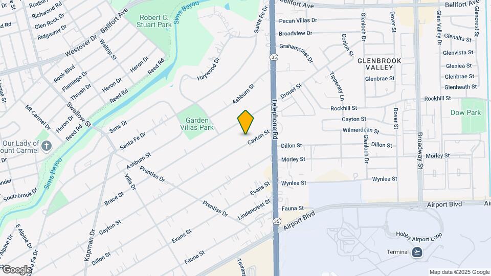 7433 Cayton St Map and Location Details