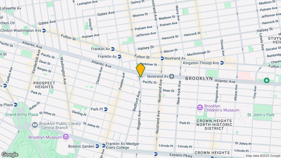 1319 Bedford Ave Mapa y Detalles de la Ubicación