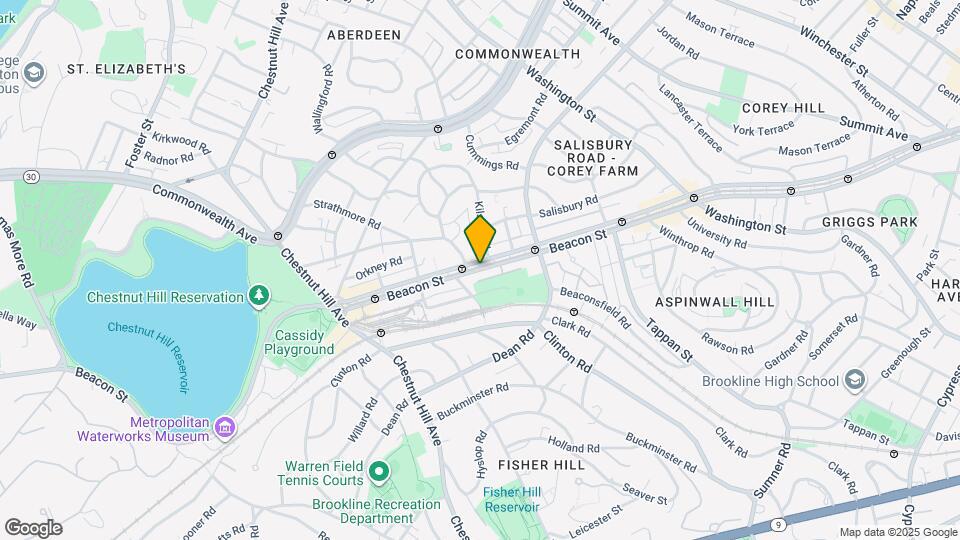 1245 Beacon St Map and Location Details