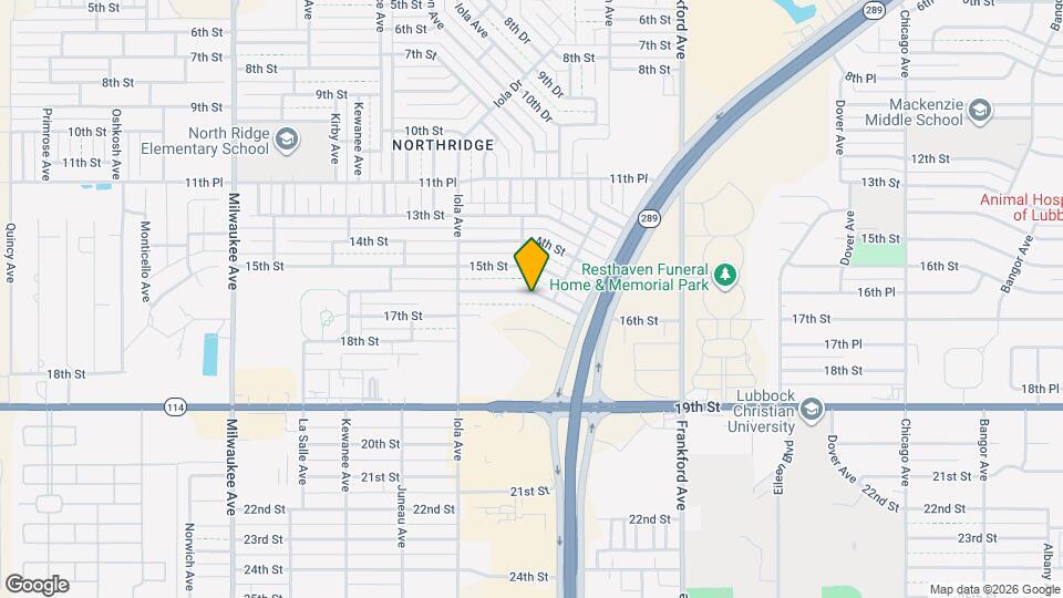 5907 16th St Map and Location Details