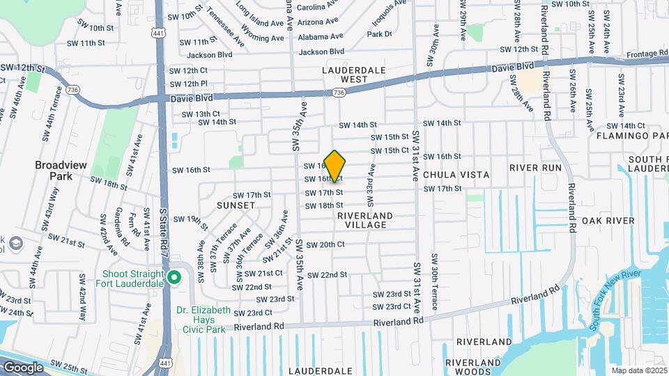 3379 SW 17th St Map and Location Details