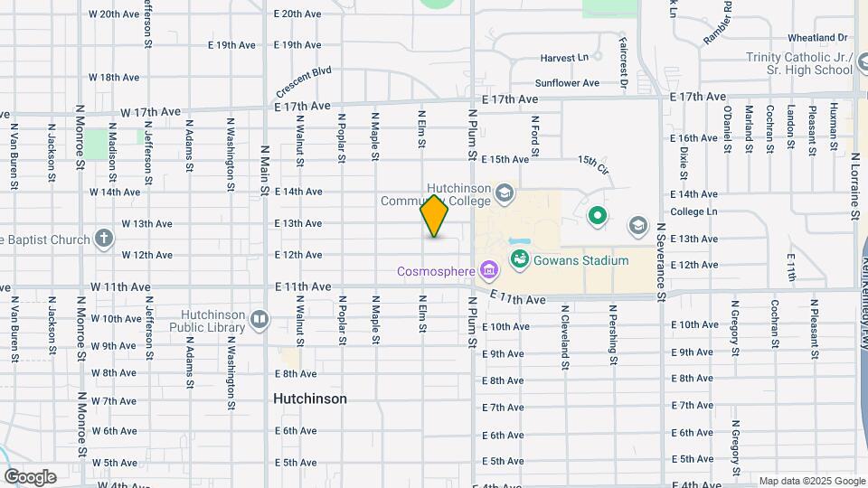 404 E 12th Ave Map and Location Details