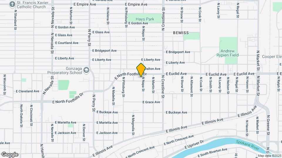 3003 N Napa St Map and Location Details