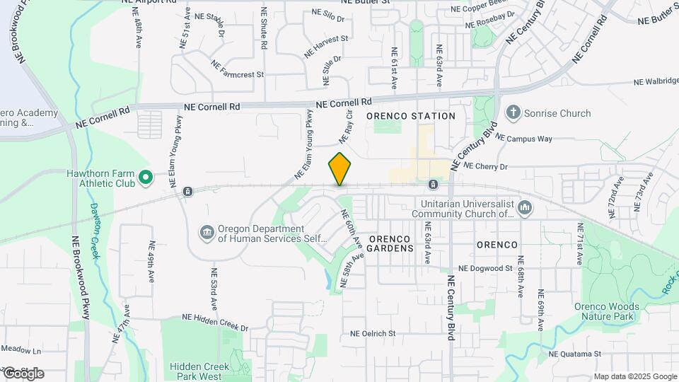 5889 NE Alder St Map and Location Details