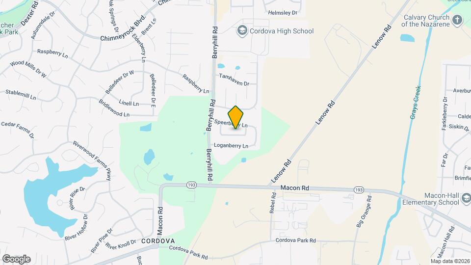 9250 Speerberry Cir Mapa y Detalles de la Ubicación