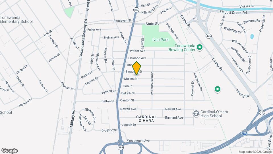 59 Mullen St Map and Location Details